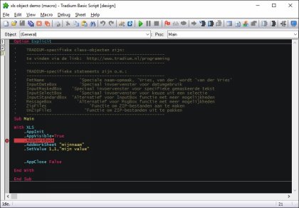 Basic Script IDE - Monokai Lite