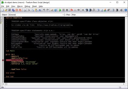 Basic Script IDE - Wekeroad Ink