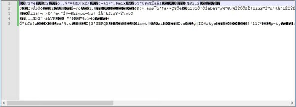Secure Code when saved