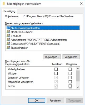 Stap7-3 Machtigingen